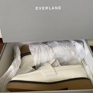 Everlane White Penny Loafer (Brand New)